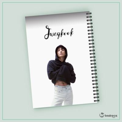 دفتر یادداشت Jungkook بی تی اس