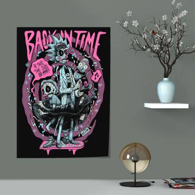 پوستر سیلک ریک و مورتی 2-Rick and Morty