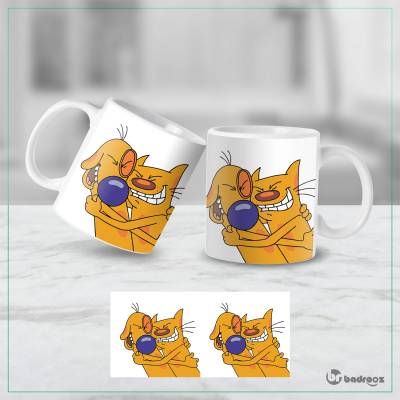ماگ  گربه و سگ