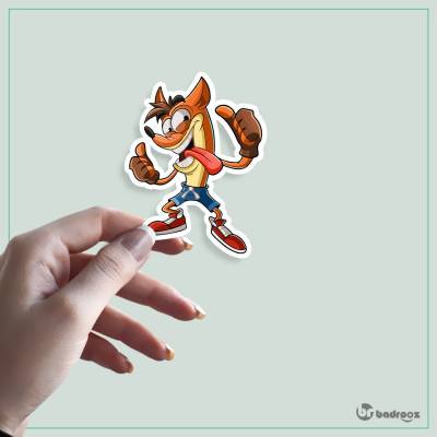 استیکر و برچسب crash