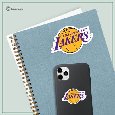 استیکر و برچسب لوگوی تیم بسکتبال لس آنجِلِس لیکرز Los Angeles Lakers