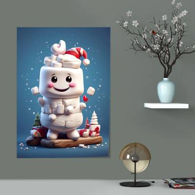پوستر سیلک Snowman 3