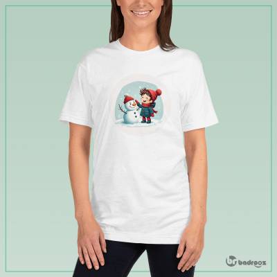 تی شرت زنانه Snowman 4