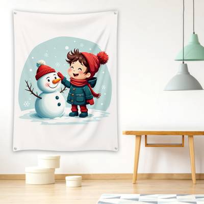 دراپ بنر Snowman 4