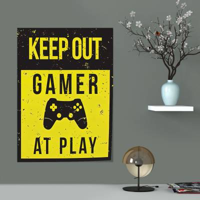 پوستر سیلک keep out