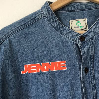 پچ حرارتی (برچسب لباس) jennie logo