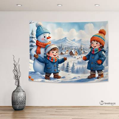بک دراپ snowy day