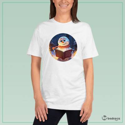 تی شرت زنانه Cute Snowman