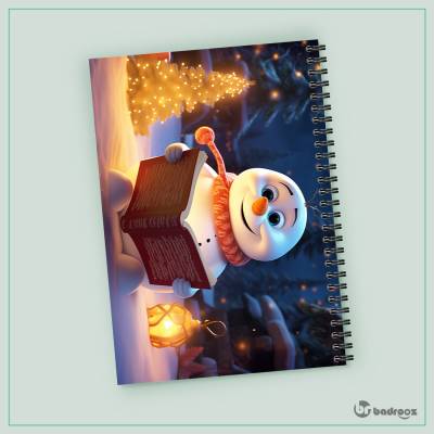 دفتر یادداشت Cute Snowman