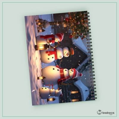 دفتر یادداشت Snowy Night