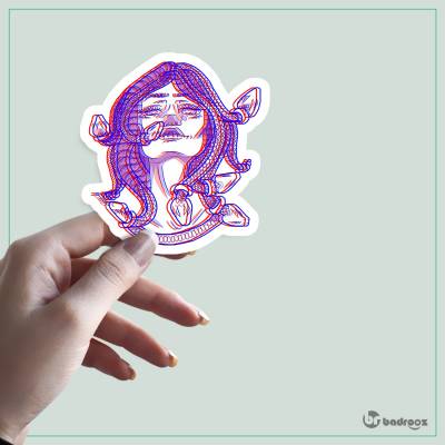 استیکر و برچسب مدوسا -Medusa