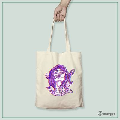 کیف خرید کتان (توت بگ) مدوسا -Medusa