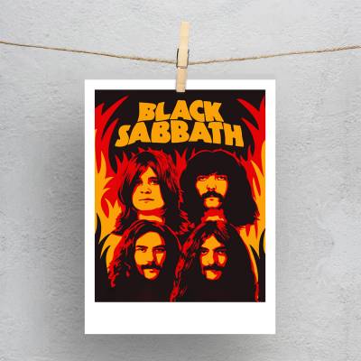 پولاروید(فتوکارت) گروه  - black sabbath