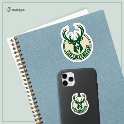 استیکر و برچسب لوگوی تیم بسکتبال میلواکی باکس Milwaukee Bucks