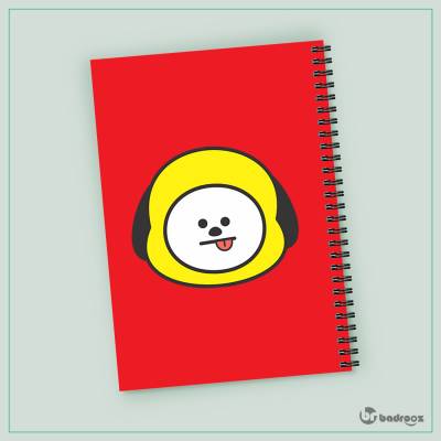 دفتر یادداشت bts bt21 chimmy