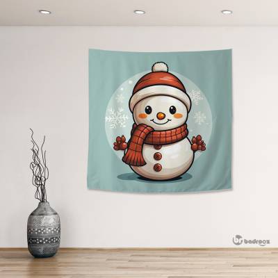 بک دراپ مربع Snowman 6