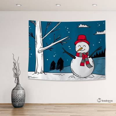 بک دراپ Snowman 7