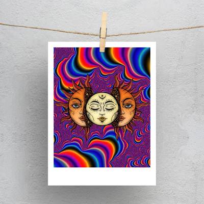 پولاروید(فتوکارت) moon & sun