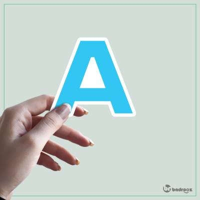 استیکر و برچسب حروف انگلیسی - حرف A