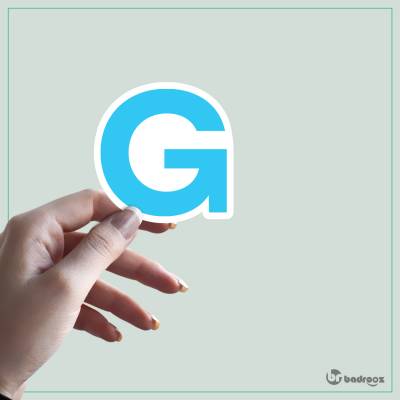 استیکر و برچسب حروف انگلیسی - حرف G