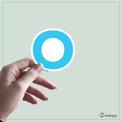 استیکر و برچسب حروف انگلیسی - حرف O