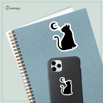 استیکر و برچسب H_Cat&Moon2