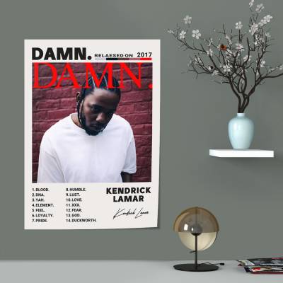 پوستر سیلک آلبوم DAMN