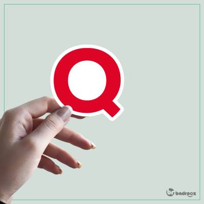 استیکر و برچسب حروف انگلیسی 1 - حرف Q
