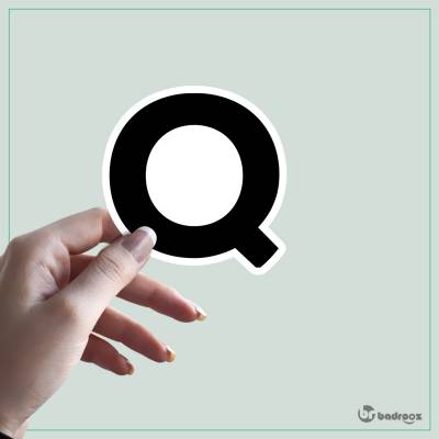 استیکر و برچسب حروف انگلیسی 2 - حرف Q