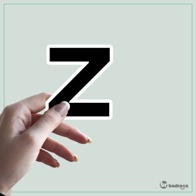استیکر و برچسب حروف انگلیسی 2 - حرف Z