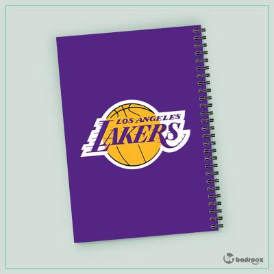 دفتر یادداشت لوگوی تیم بسکتبال لس آنجِلِس لیکرز Los Angeles Lakers
