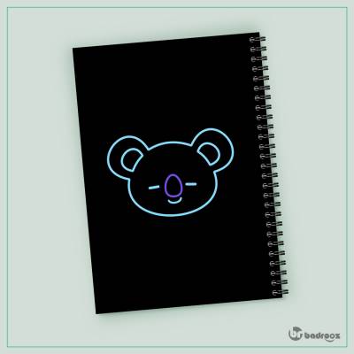 دفتر یادداشت BT21 koya line