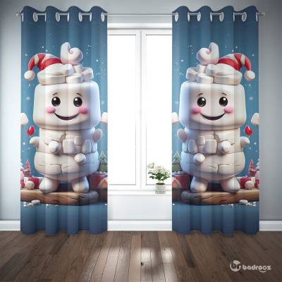 پرده پانچ Snowman 3