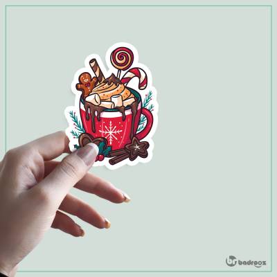 استیکر و برچسب Hot Chocolate