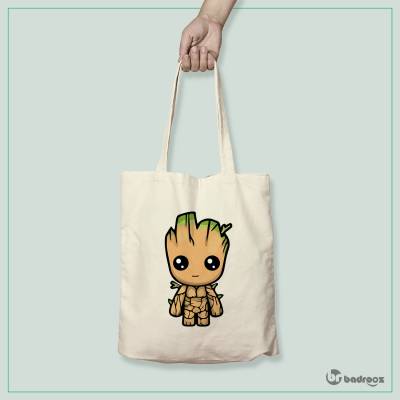 کیف خرید کتان (توت بگ) گروت - Groot