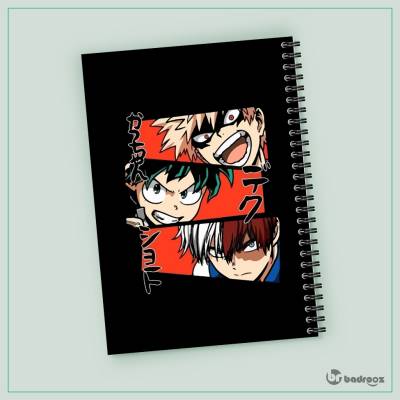 دفتر یادداشت آکادمی قهرمان من - My Hero Academia