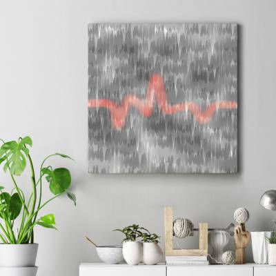 تابلو کنواس مربع (بوم) نبض