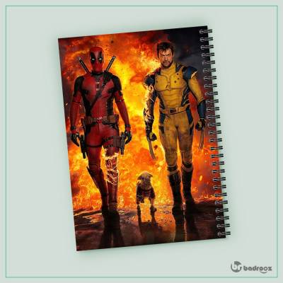 دفتر یادداشت ددپول (Deadpool & Wolverin)