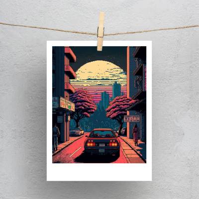 پولاروید(فتوکارت) SUNSET IN TOKYO