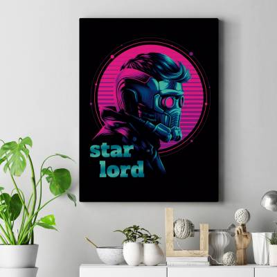 قاب کنواس star lord