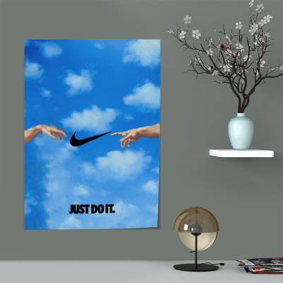 پوستر سیلک just do it - nike
