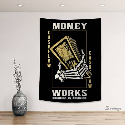 بک دراپ money - works
