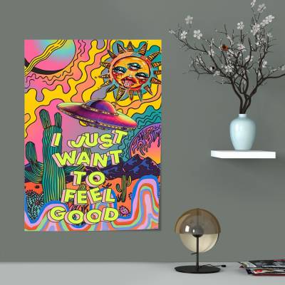 پوستر سیلک Feel Good