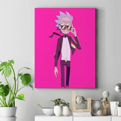 تابلو کنواس (بوم) ریک و مورتی 5-Rick and Morty