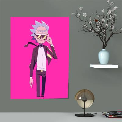 پوستر سیلک ریک و مورتی 5-Rick and Morty