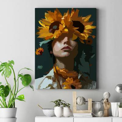 تابلو کنواس (بوم) ماه رخ