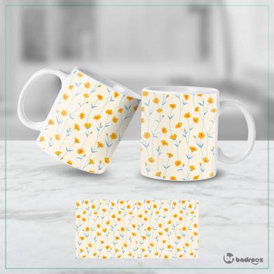 ماگ  طرح باغ گل
