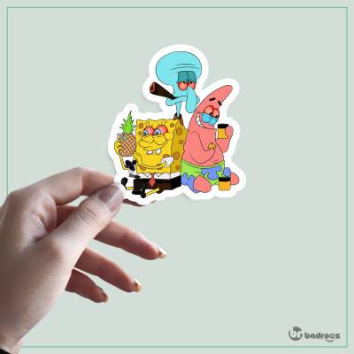 استیکر و برچسب Friends bob