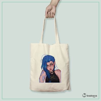 کیف خرید کتان (توت بگ) jinx arcane
