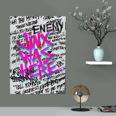 پوستر سیلک arcane jinx was here